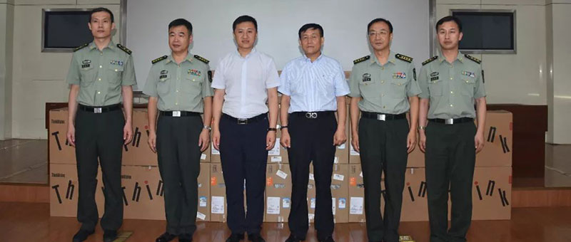 拥军固防庆八一，佐丹力集团慰问吉林省军区